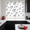 Estores Cocina Estampado Café 301