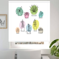 Estores Cocina Estampado Cactus 105
