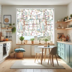 Estores Cocina Estampado Utensilios 113