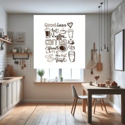 Estores Cocina Estampado Coffe 003