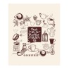 Estores Cocina Estampado Coffe 001