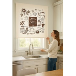 Estores Cocina Estampado Coffe 001