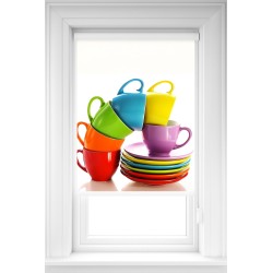 Estor Enrollable Estampado Vintage 207 – Diseño Retro Artesanal