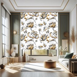 Estores Estampado Flores 010