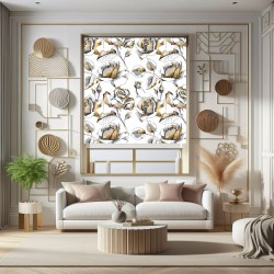 Estores Estampado Flores 010