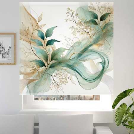 Estores Estampado Flores 010