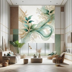 Estores Estampado Flores 010