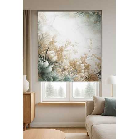 Estores Estampado Flores 010