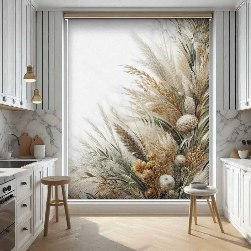 Estores Estampado Flores 010