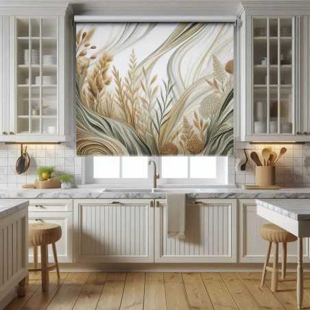 Estores Estampado Flores 010