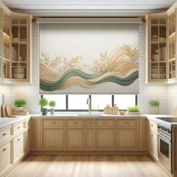 Estores Estampado Flores 010