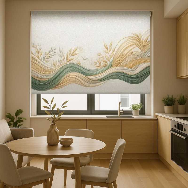 Estores Estampado Flores 010