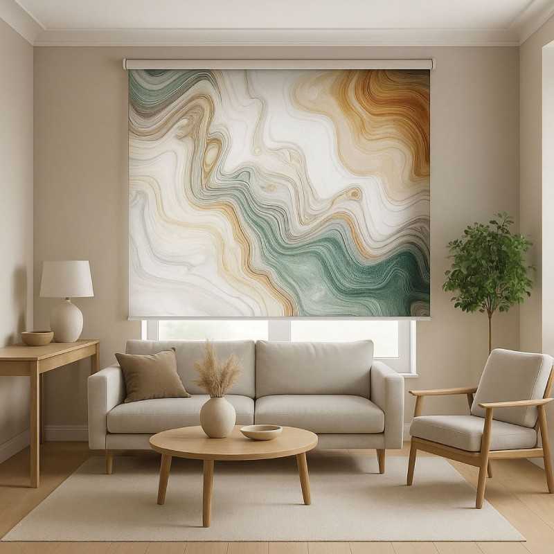 Estores Estampado Flores 010