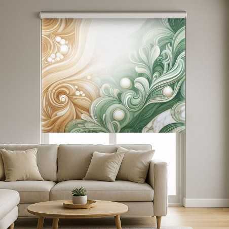 Estores Estampado Flores 010