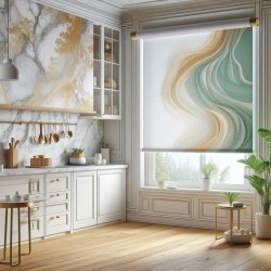 Estores Estampado Flores 010