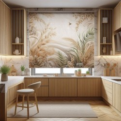 Estores Estampado Flores 010