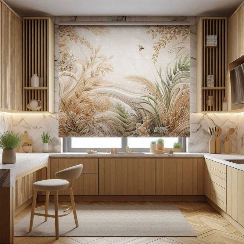 Estores Estampado Flores 010