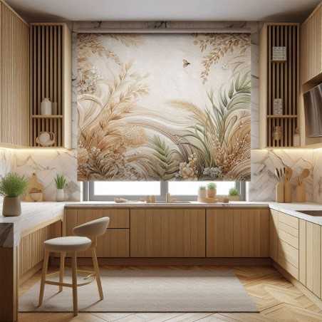 Estores Estampado Flores 010