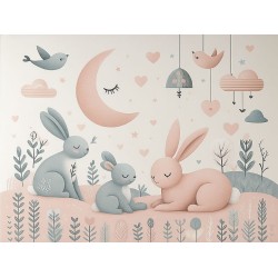 Estores Infantiles Niña de Ositas- Estor enrollable estampado digital infantil . Estores infantiles Osito niña . Estor enroll