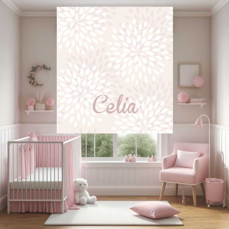 Estores Infantiles Personalizados- Estores Infantiles Niña Estampados Floral Niña 009