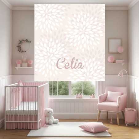 Estores Infantiles Personalizados- Estores Infantiles Niña Estampados Floral Niña 009