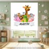 Estores Infantiles Personalizados Animales de la Selva 001