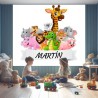 Estores Infantiles Personalizados Animales de la Selva 001
