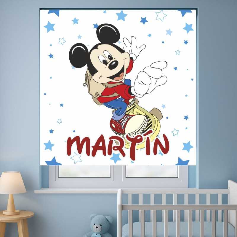 Estores Infantiles Personalizados Mickey Martin