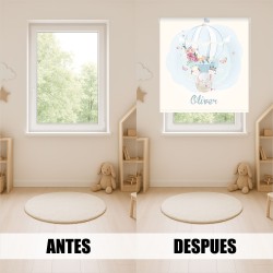 Estores Infantiles Personalizados Bebe Globo