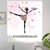 Estores Infantil Personalizados Bailarina 050- Estores Infantiles Niña dibujo Bailarina.- Estores habitacion infantil o Juven