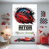 Estor Enrollable Infantil Coche de Carreras | Estores Iroa