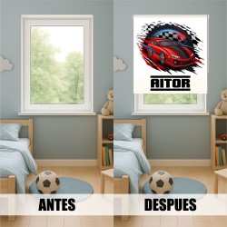 Estores Personalizados Coches Racing 002