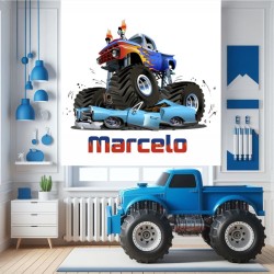 Estores Personalizados Coches Racing 005