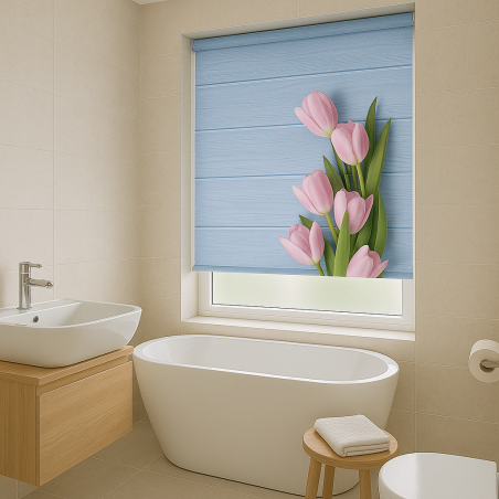 Estores Para Baño Tulipanes 204