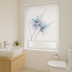 Estores Para Baño Floral 105