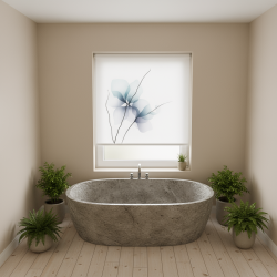 Estores Para Baño Floral 105