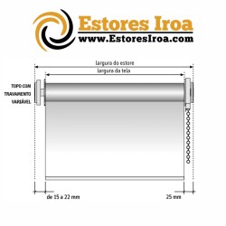 Estor enrollable personalizado