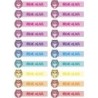  Etiquetas para Ropa Personalizadas Animales Gatito