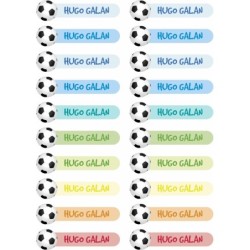 Etiquetas Adhesivas Personalizable objetos Futbol ( Pack 50ud)