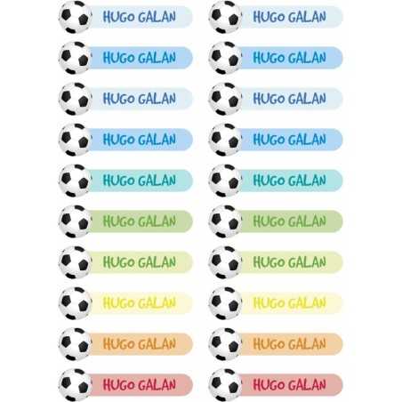 Etiquetas Adhesivas Personalizable objetos Futbol ( Pack 50ud)