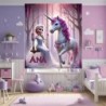 Estor Infantil Frozen y Unicornio Personalizado con Nombre  Estores Iroa