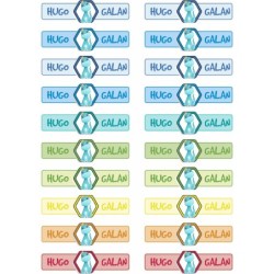 Etiquetas Adhesivas Personalizable objetos Dinosaurio 03 ( Pack 50ud)