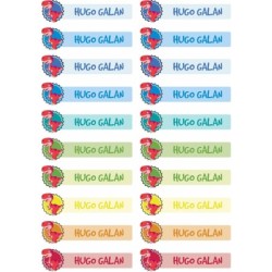Etiquetas Adhesivas Personalizable objetos Dinosaurio 02 ( Pack 50ud)