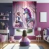  Estor Infantil Frozen y Unicornio Personalizado con Nombre  Estores Iroa
