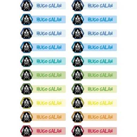 Etiquetas Adhesivas Personalizable objetos Basket Star ( Pack 50ud)