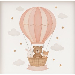 Estores Infantiles Niña de Ositas- Estor enrollable estampado digital infantil . Estores infantiles Osito niña . Estor enroll