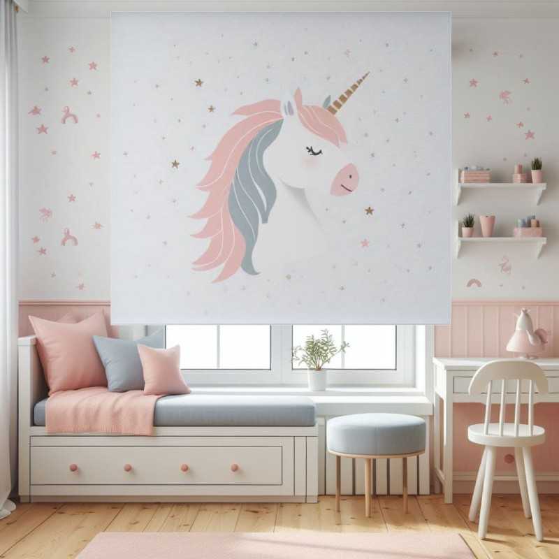 Estores Infantiles Niña de Ositas- Estor enrollable estampado digital infantil . Estores infantiles Osito niña . Estor enroll