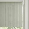 Estor enrollable verde pastel con líneas tipo lino Soft Lines 03