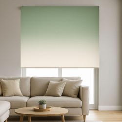 Sage Mist – Estor degradado verde pastel moderno | Estores Iroa