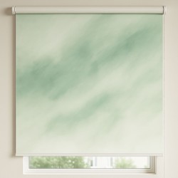 Estor Green Airflow | Acuarela Verde Suave Difuminada | Estores Iroa